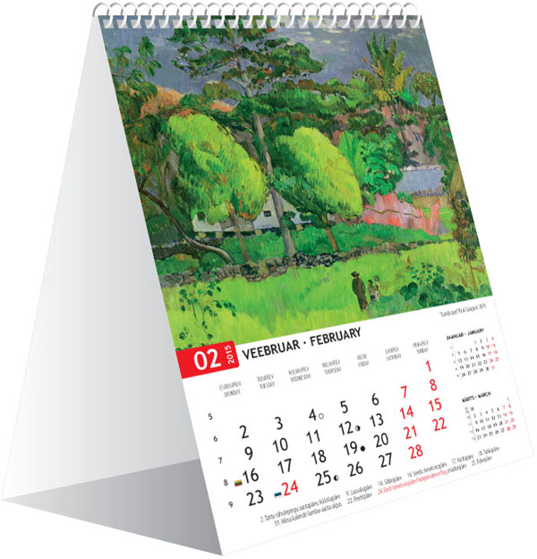 Lauakalendrid Kalenderland ee